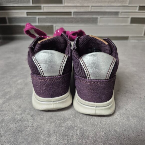 ECCO Toddler Girls Purple Boots Size 7 - Picture 4 of 7